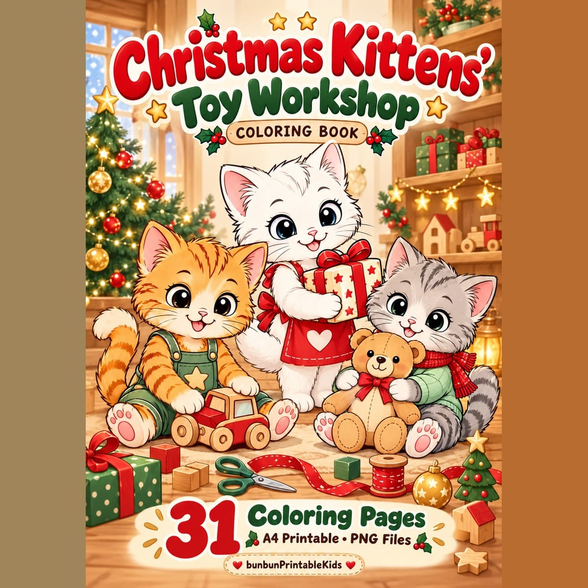 Christmas Kittens' Toy Workshop - 38 หน้า 3