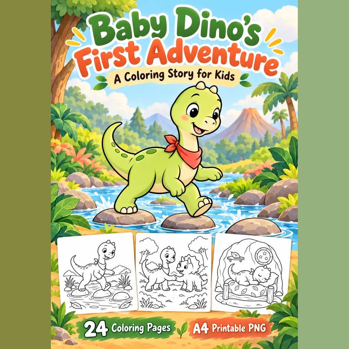 Baby Dino's First Adventure - 28 หน้า
