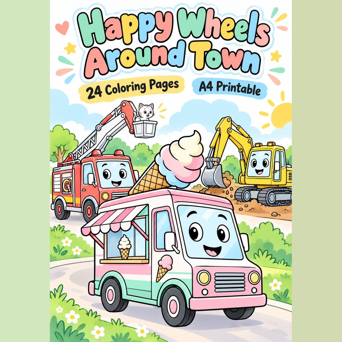 Happy Wheels Around Town - 24 หน้า
