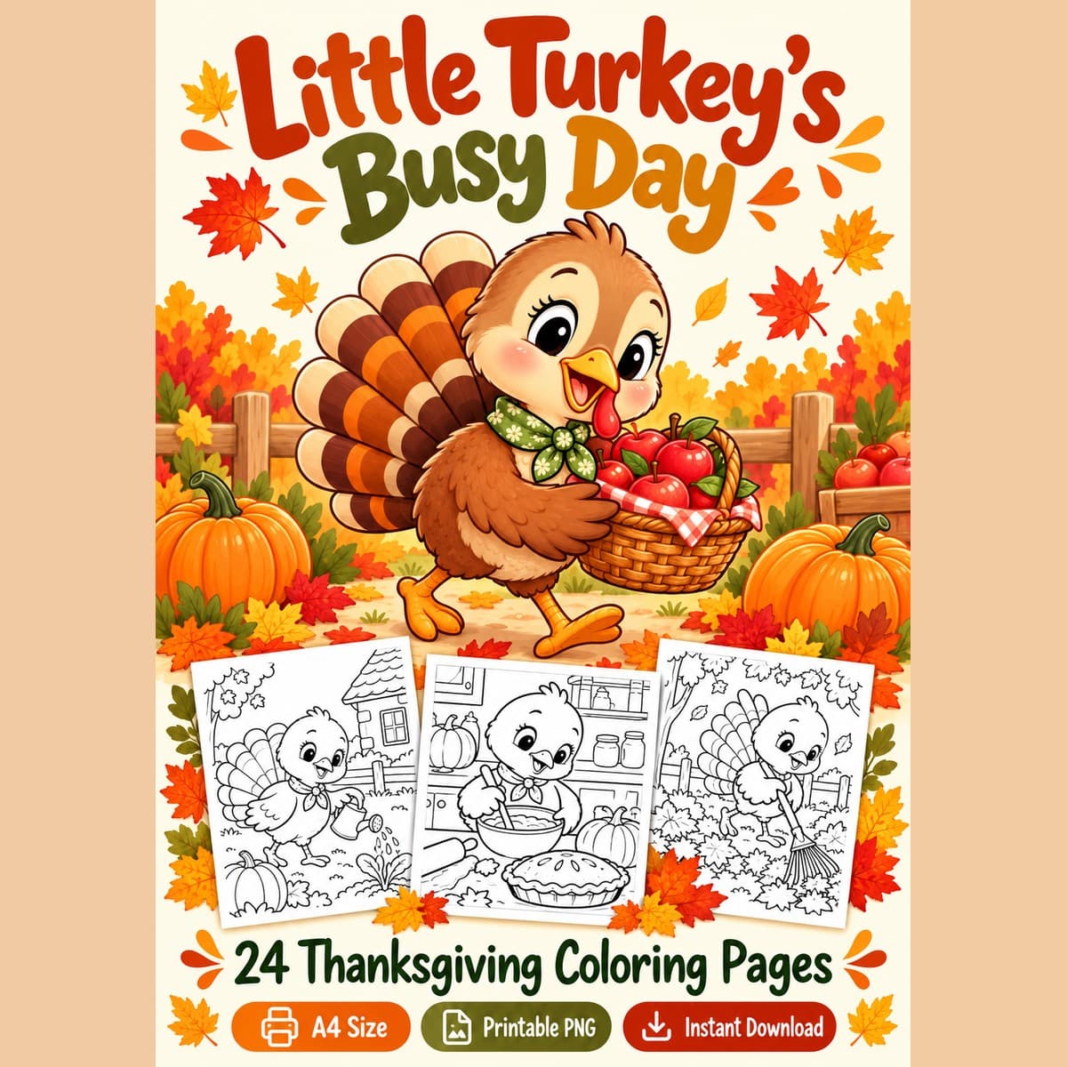 Little Turkey's Busy Day - 23 หน้า
