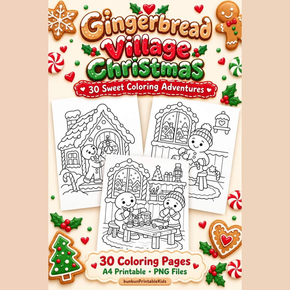 Gingerbread Village Christmas - 30 หน้า