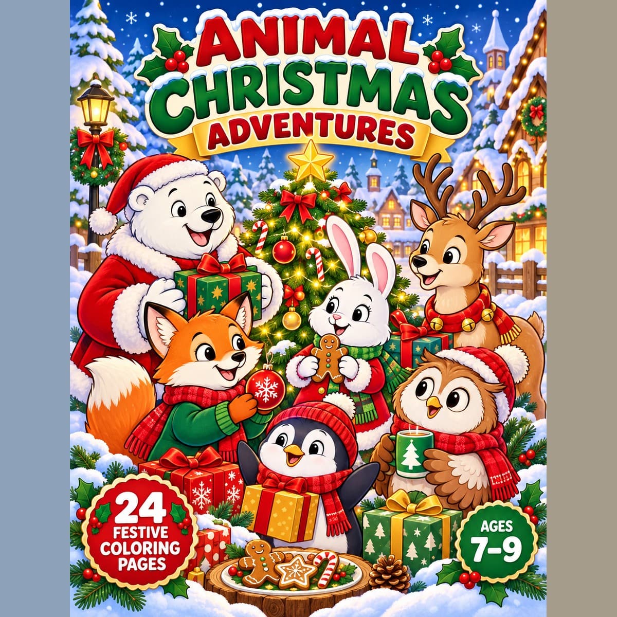 Animal Christmas Adventures - 24 หน้า
