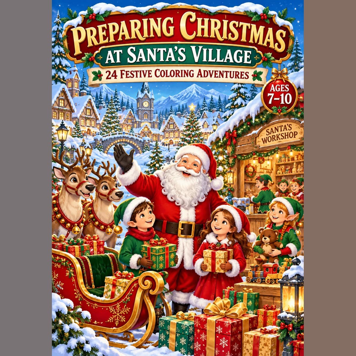 Preparing Christmas at Santa's Village - 24 หน้า