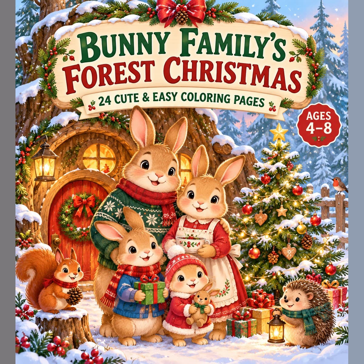 Bunny Family's Forest Christmas - 24 หน้า