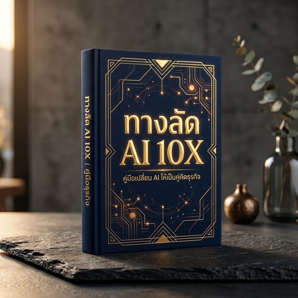 ทางลัด 10X: คู่มือเปลี่ยน AI ให้เป็นคู่คิดธุรกิจ ทำงานและทำเงินแทนคุณ 24 ชม.