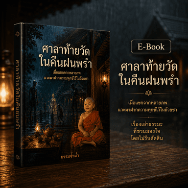 E-book ศาลาท้ายวัดในคืนฝนพรำ