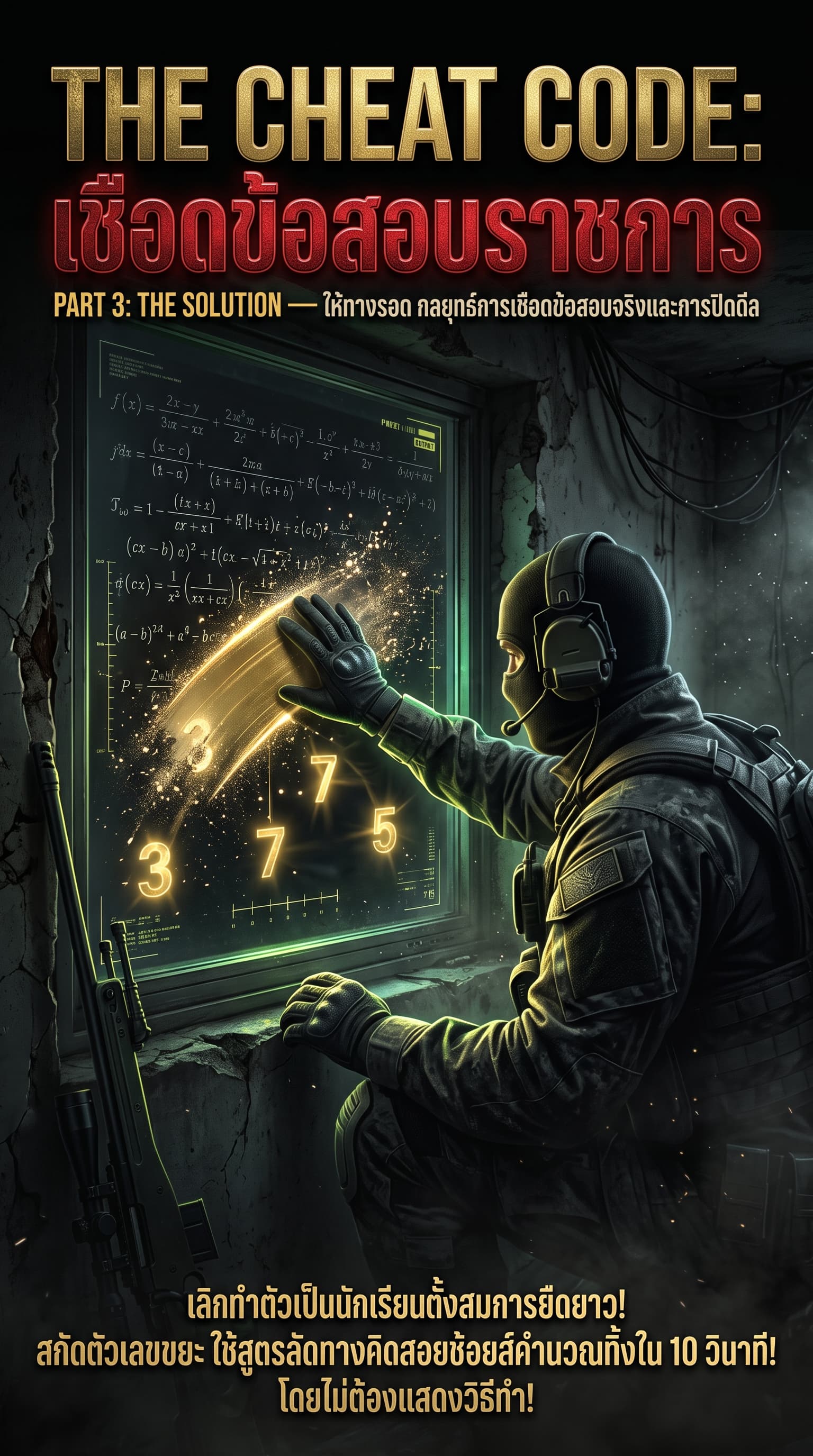 (E-Book + Audio-Book + Bonus) THE CHEAT CODE: เชือดข้อสอบราชการ 2