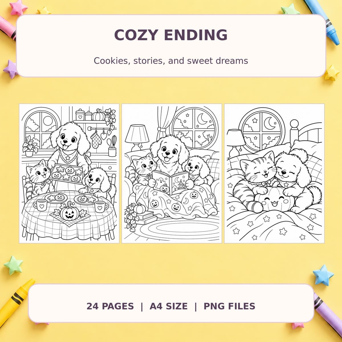 Cozy Cat & Dog Family: A Friendly Halloween - 24 หน้า 3