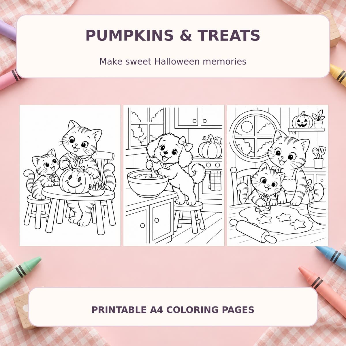 Cozy Cat & Dog Family: A Friendly Halloween - 24 หน้า 4
