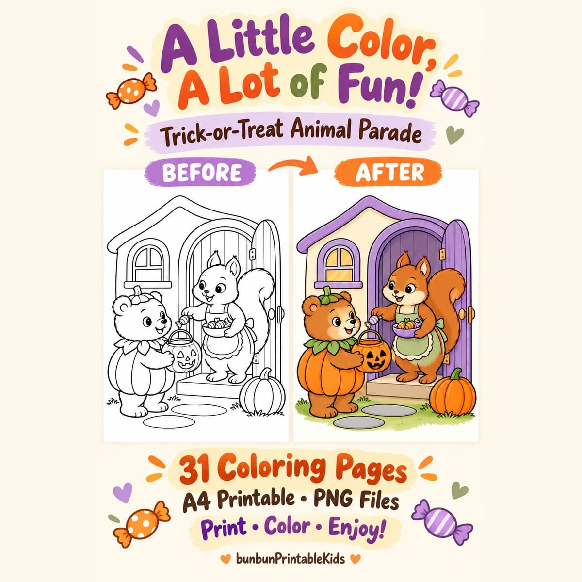 Trick-or-Treat Animal Parade - 35 หน้า 1