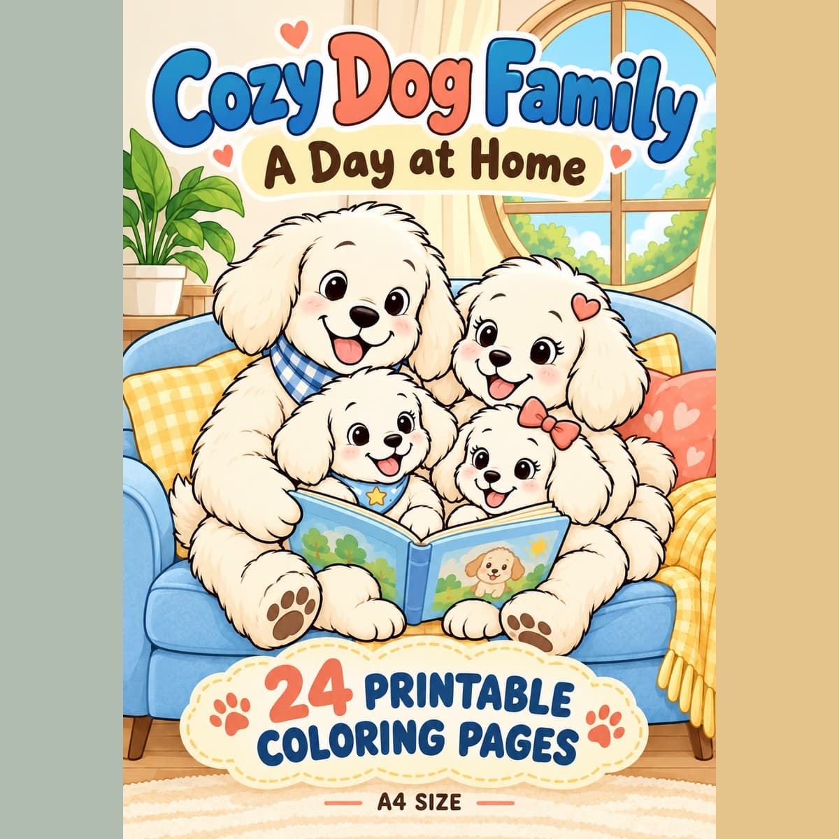 Cozy Dog Family: A Day at Home - 24 หน้า 4