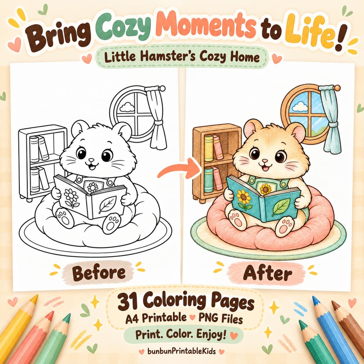 Little Hamster's Cozy Home - 30 หน้า 1