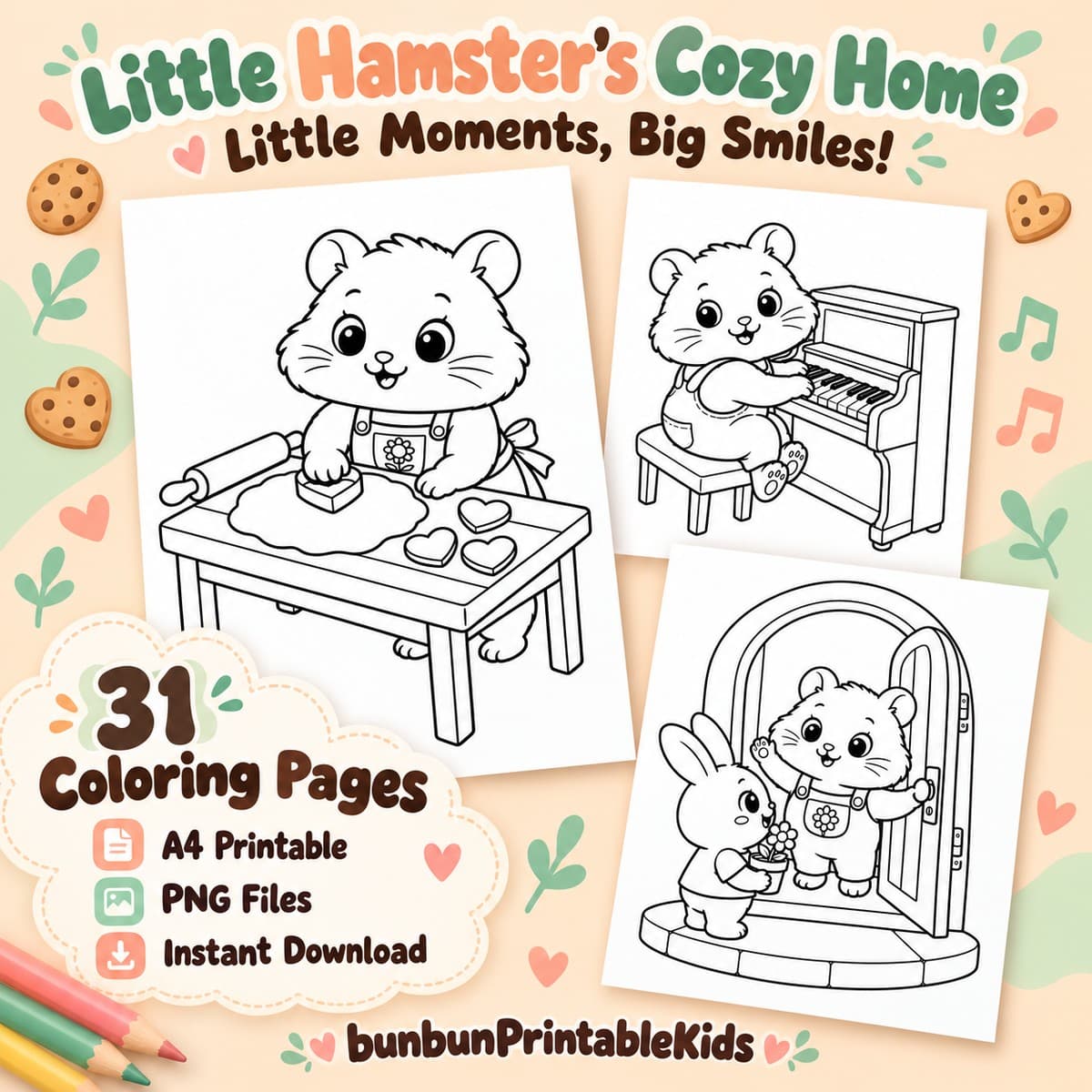 Little Hamster's Cozy Home - 30 หน้า 2