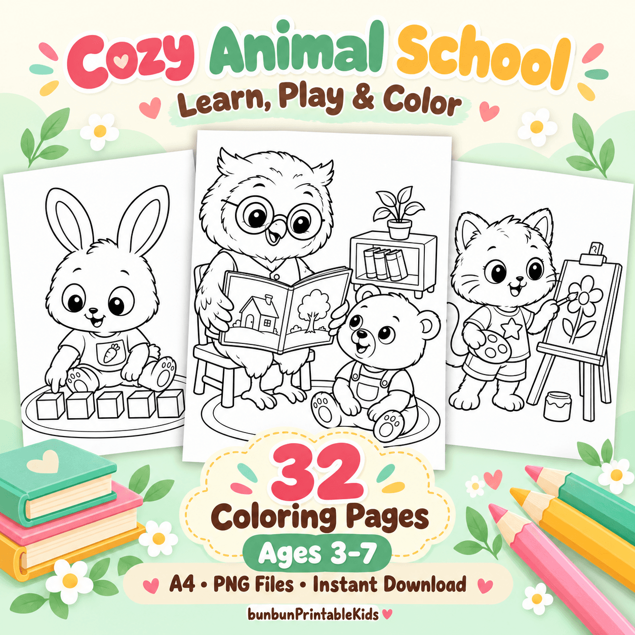 Cozy Animal School - 33 หน้า 3