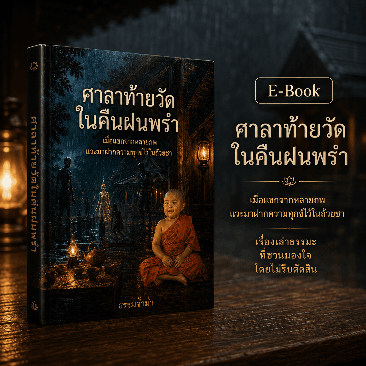 E-book ศาลาท้ายวัดในคืนฝนพรำ 1
