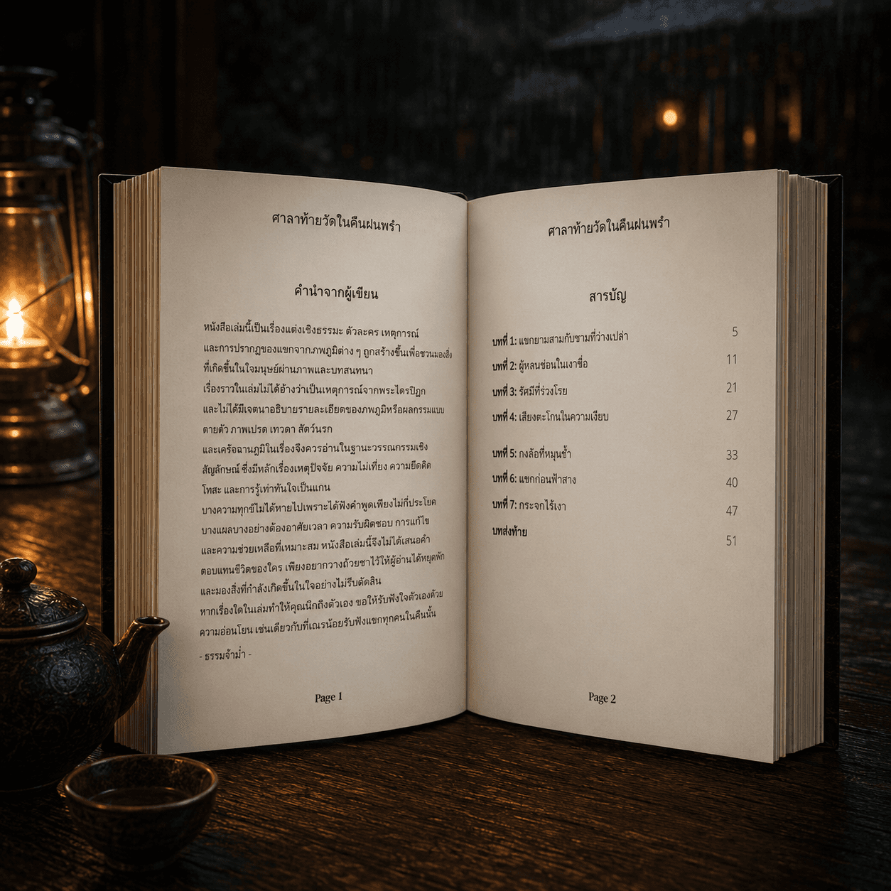 E-book ศาลาท้ายวัดในคืนฝนพรำ 3