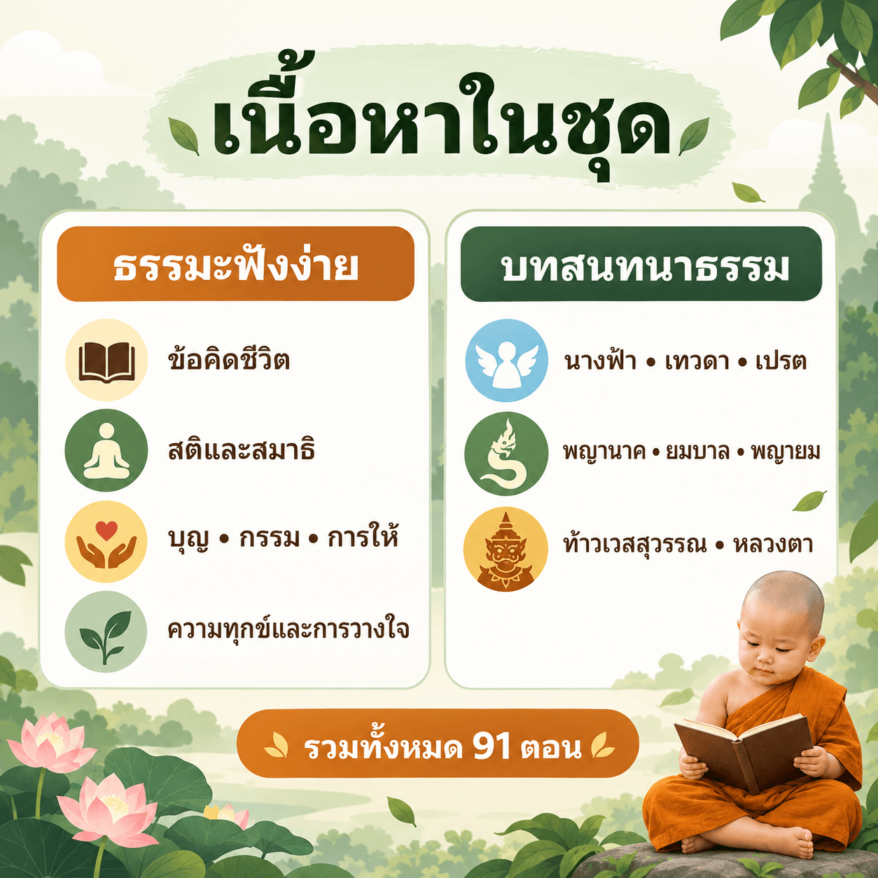ธรรมจ้ำม่ำ ชุดที่ 1 - ไฟล์เสียง MP3 จำนวน 91 ตอน 3