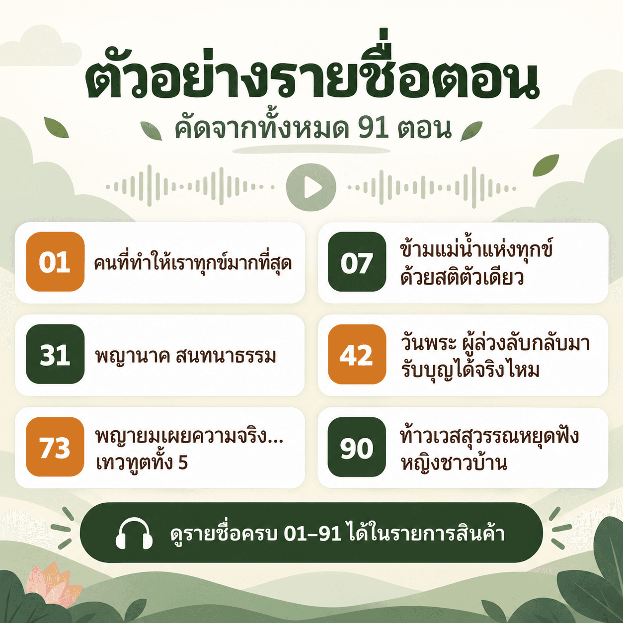 ธรรมจ้ำม่ำ ชุดที่ 1 - ไฟล์เสียง MP3 จำนวน 91 ตอน 4